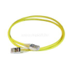 LEGRAND 051551 RJ45-RJ45 Cat6A árnyékolt (S/FTP) LSZH (LSOH) 1 méter sárga d: 5,2mm AWG28 LCS3 patch kábel (LEGRAND_051551)