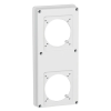 LEGRAND 057718 P17 Tempra standard előlap 2férőhelyes, 16-32A