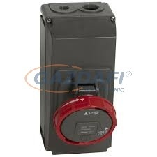 LEGRAND 059438 Hypra Dafbf-634k06 400V~ IP66/67-55 rögzíthető aljzat villanyszerelés