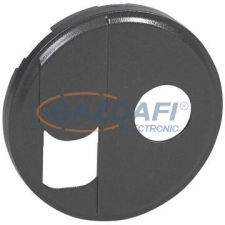 LEGRAND 067939 Céliane RJ 45 + TV aljzat burkolat, grafit villanyszerelés