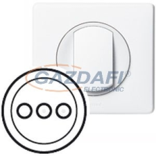 LEGRAND 068213 Céliane 3xRCA burkolat, fehér villanyszerelés