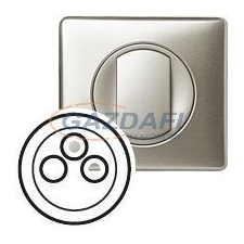 LEGRAND 068585 Céliane TV-RD-SAT burkolat, titán villanyszerelés