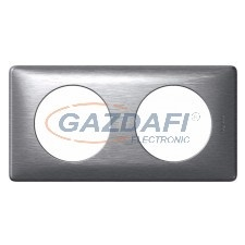 LEGRAND 068922 Céliane kettes keret, alumínium villanyszerelés