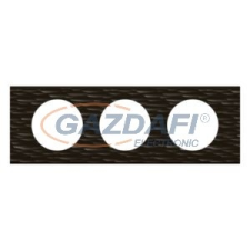 LEGRAND 069023 Céliane hármas keret, fekete corian villanyszerelés