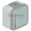 LEGRAND 069525 Plexo 55 kettős váltókapcsoló, szürke