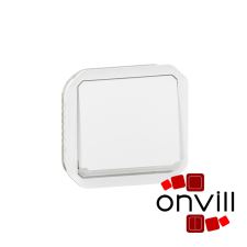 LEGRAND 069613L, Plexo 55 váltókapcsoló jelzőfénnyel 10A, fehér villanyszerelés