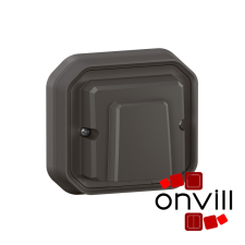 LEGRAND 069878L, Plexo 55 süllyesztett kábelkivezető 16 A, összeszerelt, antracit villanyszerelés