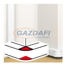 LEGRAND 075715 Állítható külső könyök: 85–120° antimikrobiális 80x50 mm csatornához villanyszerelés