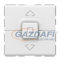 LEGRAND 078705 Program Mosaic redőnykapcsoló, 2 modul, antimikrobiális, fehér villanyszerelés