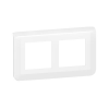 LEGRAND 078864L Program Mosaic keret régi 57 mm-es soroláshoz, 2x2m, vízszintes, fehér