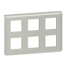 LEGRAND 079332L Program Mosaic 2x3x2 modulos keret, alumínium villanyszerelés