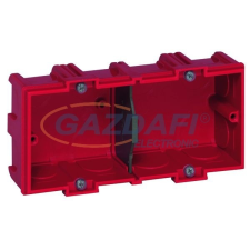 LEGRAND 080142 Batibox süllyesztődoboz téglafalba kettes doboz, 40mm mély villanyszerelés