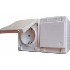 LEGRAND 083914 Kontállux IP44 2x2P+F csatlakozóaljzat fehér villanyszerelés