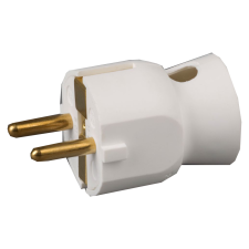 LEGRAND 2P+F FÖLDELT, OLDALSÓ BEKÖTÉSŰ MŰA. CSATLAKOZÓDUGÓ, FEHÉR 16A villanyszerelés