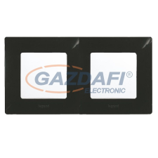 LEGRAND 397052 Niloé kettes keret, onyx fekete villanyszerelés