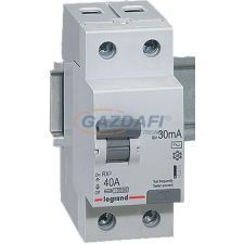 LEGRAND 402037 RX3 áram-védőkapcsoló 2P 40A A 30MA villanyszerelés