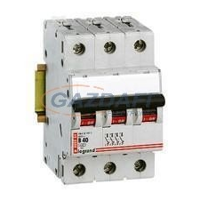 LEGRAND 403397 TX3 kismegszakító 3P B4 6000A/6kA BIC villanyszerelés