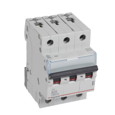 LEGRAND 403404 TX3 Kismegszakító. 3P, 25A, B karakterisztika, 6kA villanyszerelés