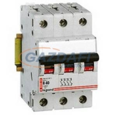 LEGRAND 403406 TX3 kismegszakító 3P B40 6000A/6kA BIC villanyszerelés