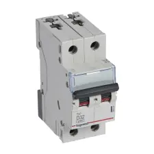 LEGRAND 403741 TX3 kismegszakító 2P D32 6000A/6kA BIC villanyszerelés