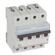 LEGRAND 404158 TX3 kismegszakító 4P B40 10000A/10kA BIC villanyszerelés