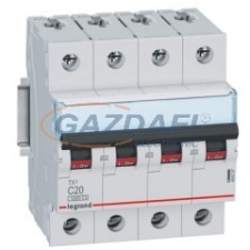 LEGRAND 404249 TX3 kismegszakító 4P C2 10000A/10kA BIC villanyszerelés