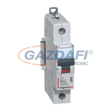 LEGRAND 407467 DX3 kismegszakító 1P+N B0,5 6000A/10kA villanyszerelés