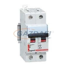 LEGRAND 407505 DX3 kismegszakító 2P B4 6000A/10kA villanyszerelés