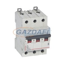 LEGRAND 407555 DX3 kismegszakító 3P B2 6000A/10kA villanyszerelés