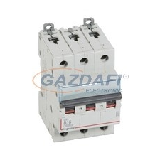 LEGRAND 407561 DX3 kismegszakító 3P B16 6000A/10kA villanyszerelés