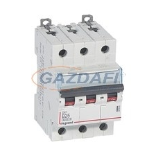 LEGRAND 407563 DX3 kismegszakító 3P B25 6000A/10kA villanyszerelés