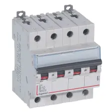 LEGRAND 407622 DX3 kismegszakító 4P B10 6000A/10kA villanyszerelés
