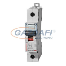 LEGRAND 407672 DX3 kismegszakító 1P C25 6000A/10kA villanyszerelés
