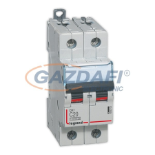 LEGRAND 407792 DX3 kismegszakító 2P C1 6000A/10kA villanyszerelés