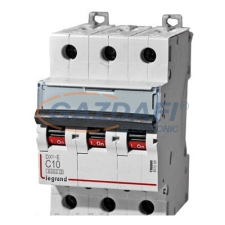 LEGRAND 407857 DX3 kismegszakító 3P C10 6000A/10kA villanyszerelés