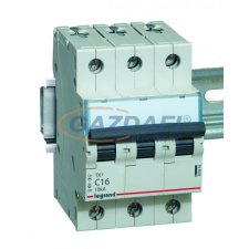 LEGRAND 408988 DX3 kismegszakító 3P B6 10000A / 16 kA villanyszerelés