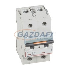 LEGRAND 409720 DX3 kismegszakító 25kA 2P 230/400V~ B40 villanyszerelés