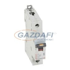 LEGRAND 409756 DX3 kismegszakító 25kA 1P 230/400V~ C20 villanyszerelés