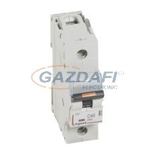 LEGRAND 409759 DX3 kismegszakító 25kA 1P 230/400V~ C40 villanyszerelés