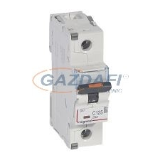 LEGRAND 409764 DX3 kismegszakító 25kA 1P 230/400V~ C125 villanyszerelés