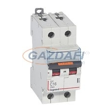 LEGRAND 409820 DX3 kismegszakító 25kA 2P 230/400V~ D16 villanyszerelés