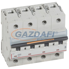 LEGRAND 409851 DX3 kismegszakító 25kA 4P 400V~ D50 villanyszerelés
