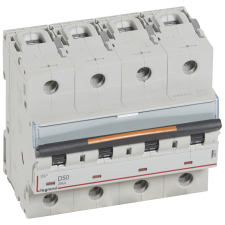 LEGRAND 409851 DX3 Kismegszakító. 4P, 50A, D karakterisztika, 25kA villanyszerelés