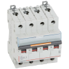 LEGRAND 409889 DX3 kismegszakító 25kA 4P 400V~ MA6,3