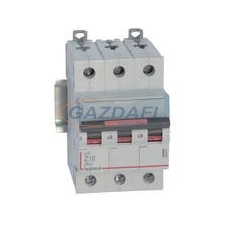 LEGRAND 409924 DX3 kismegszakító 25kA 3P Z16 villanyszerelés