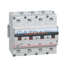 LEGRAND 409934 DX3 kismegszakító 25kA 4P Z10 villanyszerelés