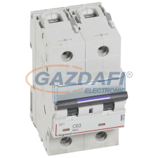 LEGRAND 410154 DX3 kismegszakító 50kA 2P 230/400V~ C63 villanyszerelés