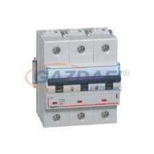 LEGRAND 410160 DX3 kismegszakító 50kA 3P 400V~ C10 villanyszerelés