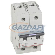 LEGRAND 410203 DX3 kismegszakító 50kA 2P 230/400V~ D32 villanyszerelés
