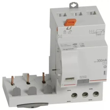 LEGRAND 410474 DX3 áramvédő relé 3P 400V~ AC 40A 300mA villanyszerelés